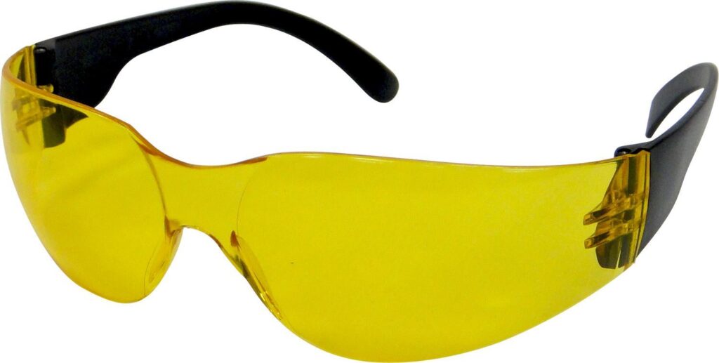 Amber Frameless Safety Glasses From Dermot Casey Hire And Sales