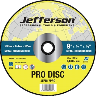 9" Metal Grinding Abrasive Disc 22mm Bore