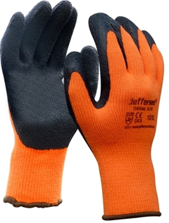 Orange Thermal Gloves Extra Large
