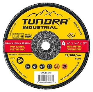 Tundra Industrial 4.5" INOX Cutting Disc