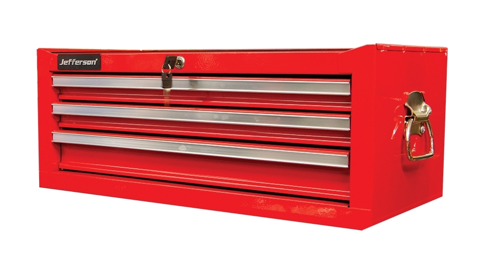 3 Drawer Middle Chest Red