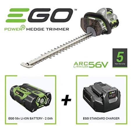 EGO HT2401E 24″ HEDGE TRIMMER BATTERY & CHARGER KIT